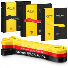 Резинка для фитнеса 4FIZJO Power Band 3 шт 2-17 кг Mix